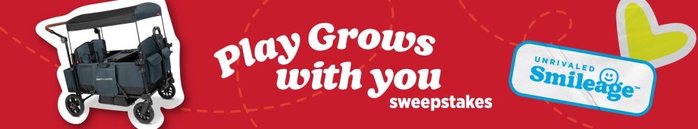 Play Grows with You Sweepstakes: Radio Flyer, Tubby Todd Bath Co., The Boppy Company, Lalo, and Comotomo